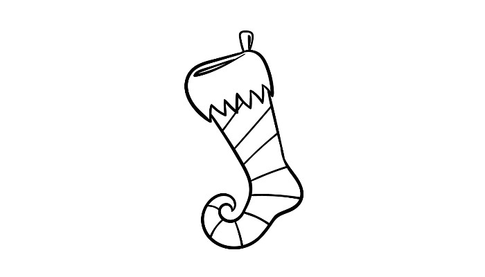 How to Draw a Stocking