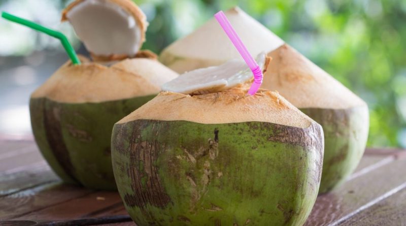 Drinking coconut water has health benefits